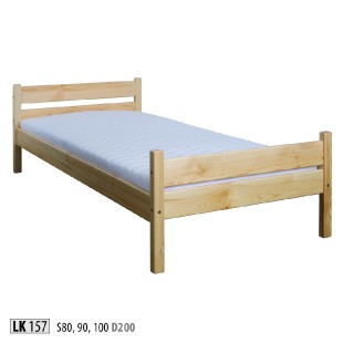 Dřevěná postel 100x200 LK157