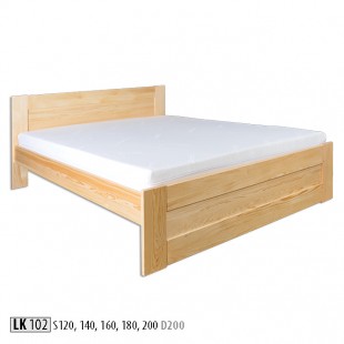 Dřevěná postel 120x200 LK102