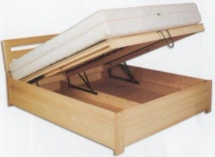 Dřevěná postel 160x200 buk LK195