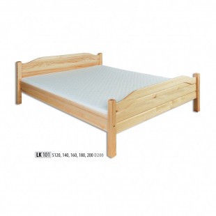 Dřevěná postel 200x200 LK101
