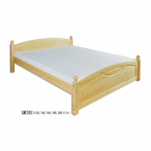 Dřevěná postel 200x200 LK103