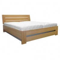 Dřevěná postel 200x200 buk LK192 BOX