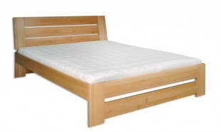 Dřevěná postel 200x200 buk LK192