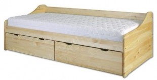 Dřevěná postel 90x200 LK130