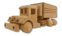Dřevěná hračka náklaďák AD105