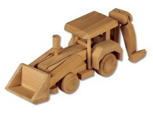 Dřevěná hračka bagr AD107
