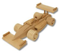 Dřevěná hračka formule AD111