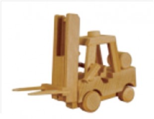 Dřevěná hračka vysokozdvižný vozík AD114