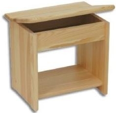 Dřevěná stolička s úložným prostorem GD150 masiv