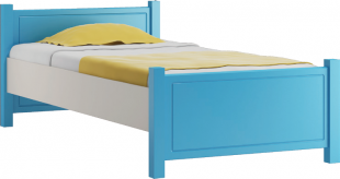 Dětská dřevěná postel LK10, 80x160cm
