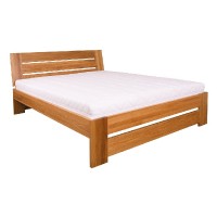 Dřevěná postel LK292 120x200, dub masiv