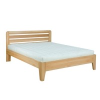 Dřevěná postel 200x200 buk LK189