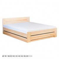 Dřevěná postel 100x200 BOX buk LK198