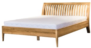 Dřevěná postel LK291 160x200, dub masiv