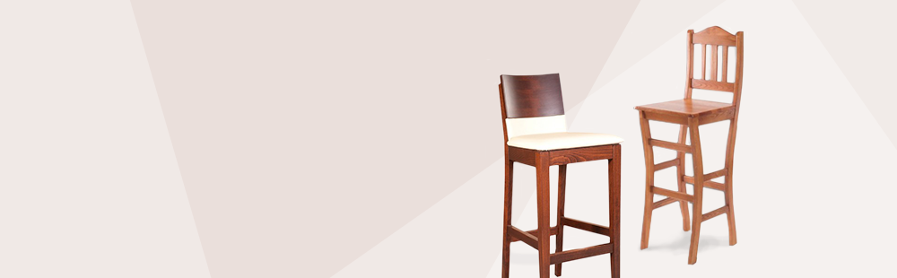 Dřevěné barové stoličky a židle do kuchyně